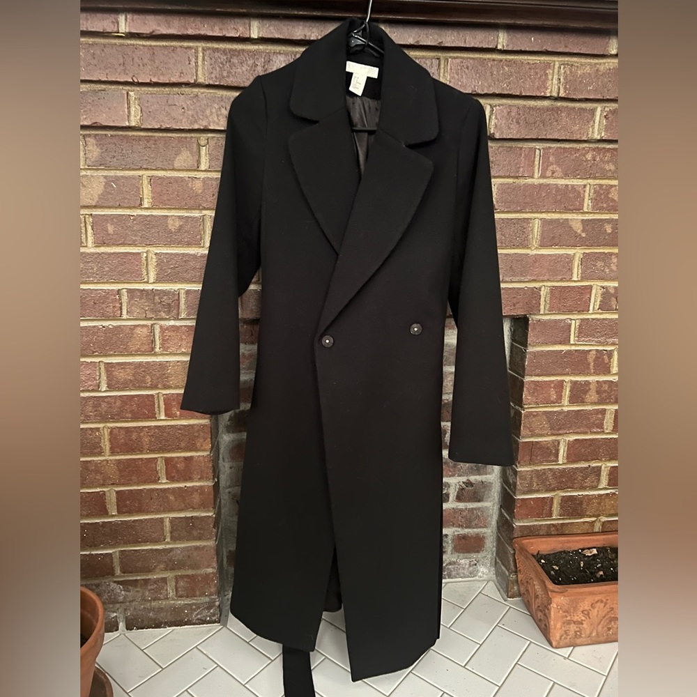 H&M black coat